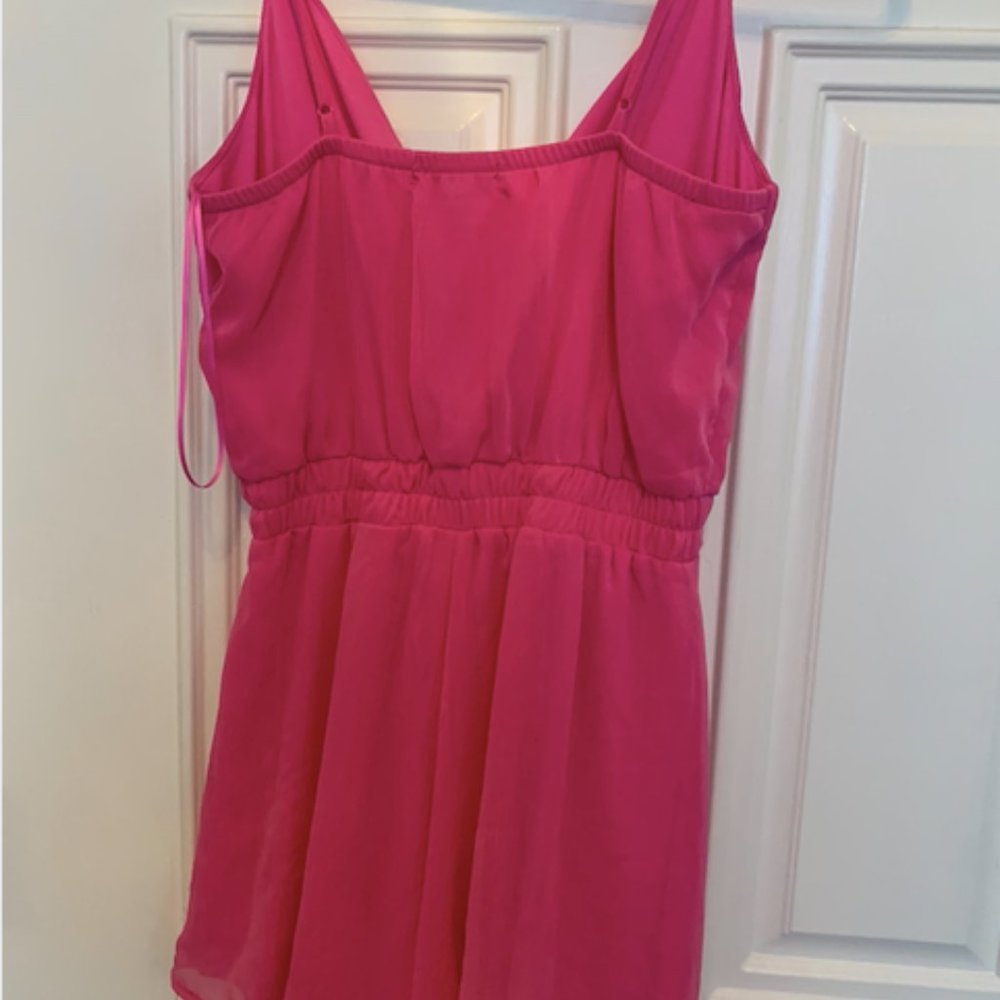 Pink Flowy Romper - Picture 3 of 4